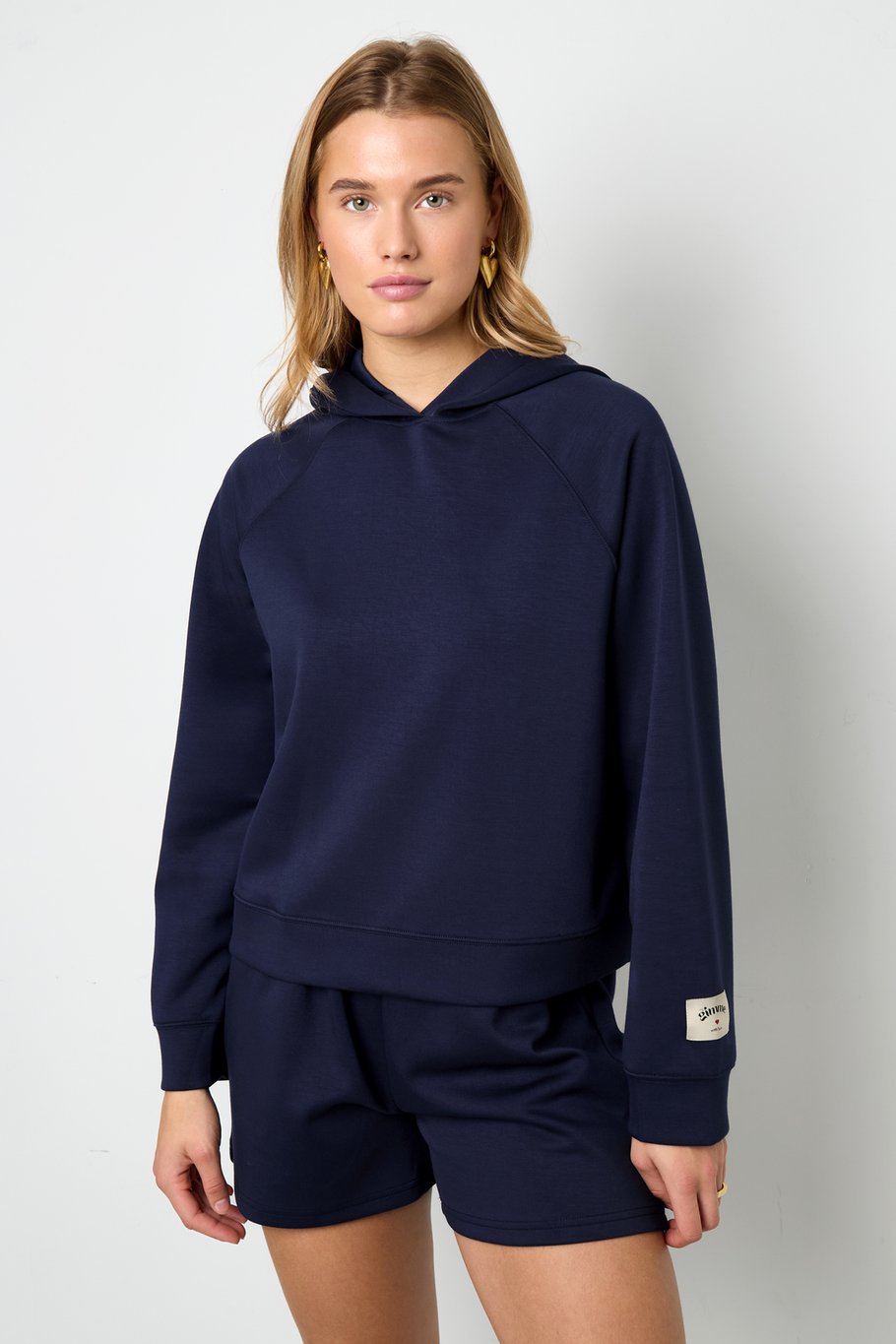 Polyester fiber (polyester) Hoodies & Sweatshirts Solid color Sporty All Fit Clothes h5Picture6